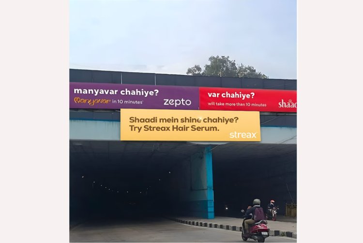 Streax Jumps on Viral Billboard Trend with Wedding Season Twist