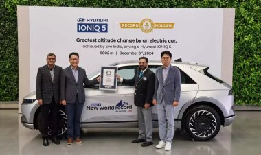 Hyundai IONIQ 5 Achieves Record for Highest Altitude Change by EV