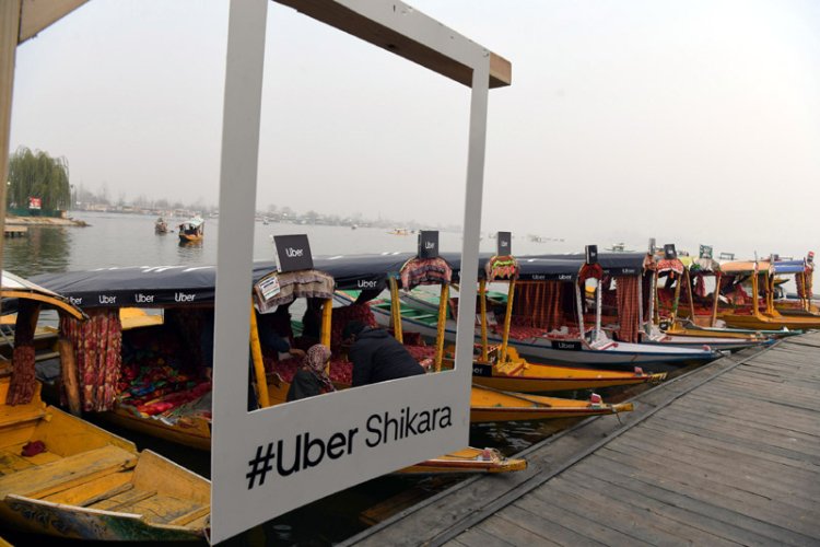 Uber Takes You on a Shikara Ride