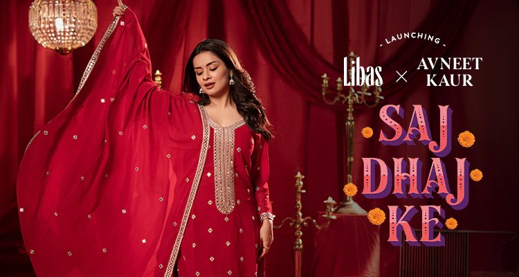 Libas Unveils #SajDhajKe Campaign Starring Avneet Kaur for Bridal Elegance