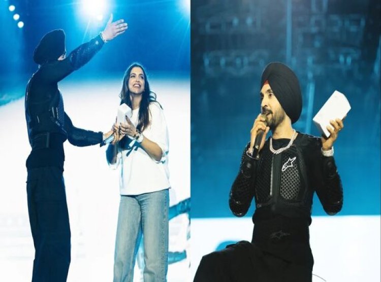 Diljit Dosanjh Praises Deepika Padukone's Skincare Brand at Concert