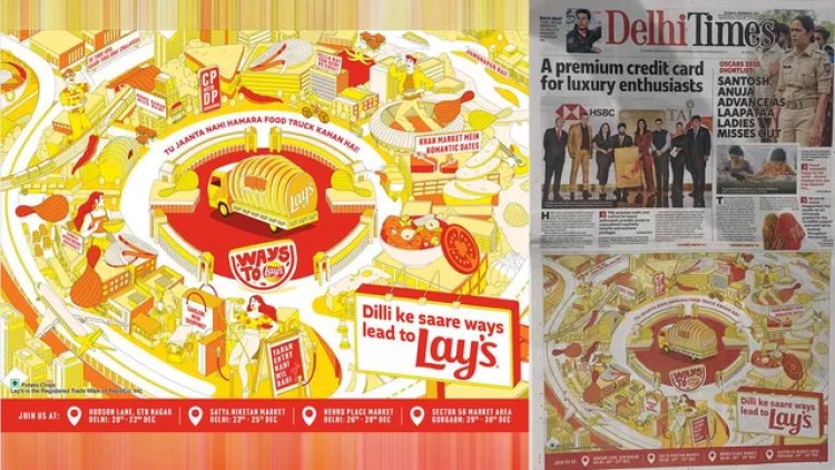 Lay’s Celebrates Delhi’s Flavors with Maze-Themed Ad and Food Truck