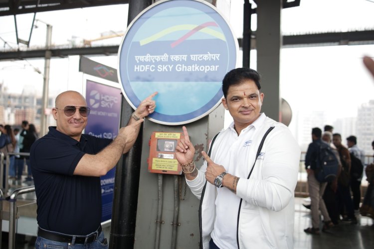 HDFC SKY Renames Ghatkopar Metro Station, Boosts Financial Awareness