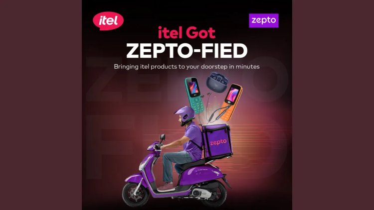 itel Partners with Zepto to Deliver Gadgets in Record Time