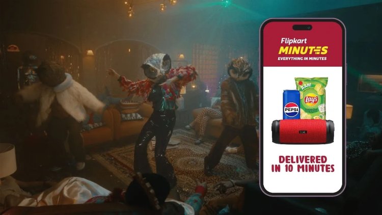 Flipkart Minutes Celebrates Party Animals in New Year Campaign