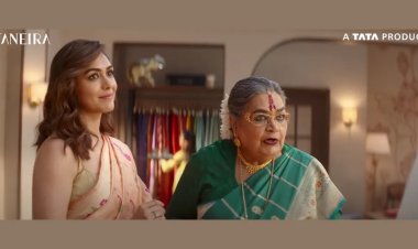 Mrunal Meets Usha: A Saree Saga by Taneira