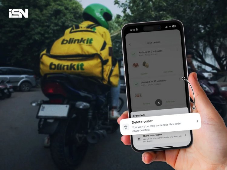 Blinkit Lets Users Delete Order History for Enhanced Privacy