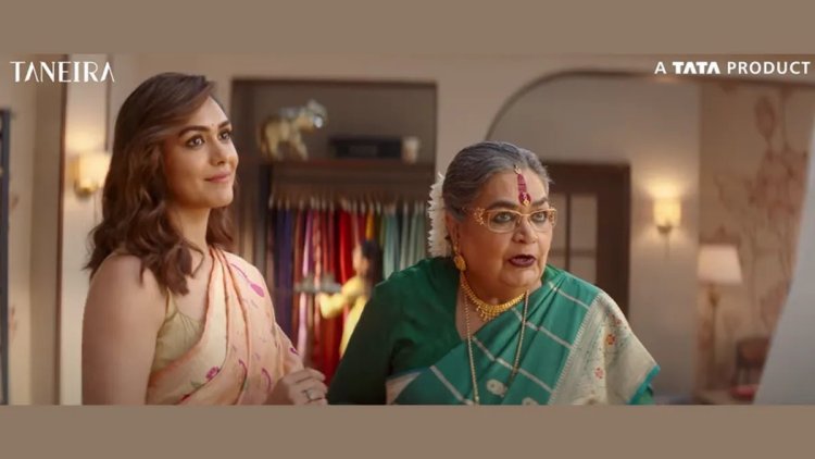 Mrunal Meets Usha: A Saree Saga by Taneira