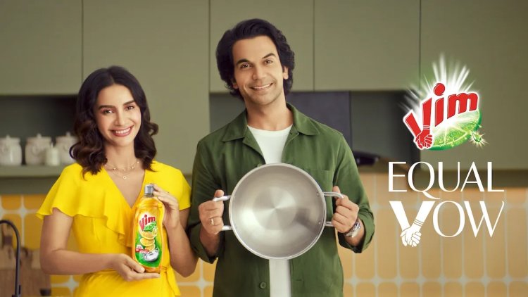 Rajkummar Rao and Patralekha Advocate Household Equality in Vim’s New Campaign