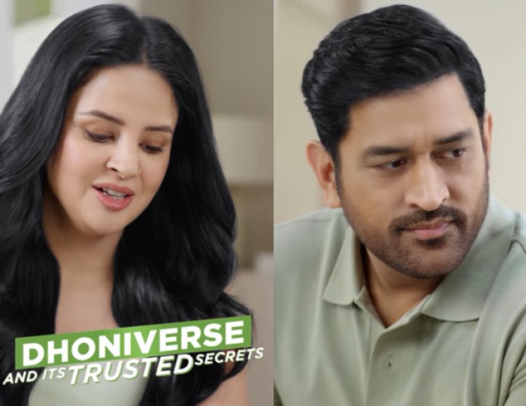 Dhoni and Sakshi Reveal Playful Banter Behind Haircare Magic
