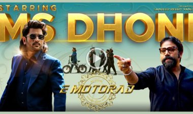 MS Dhoni and Sandeep Reddy Vanga Bring 'Animal' Energy to EMotorad's New Ad