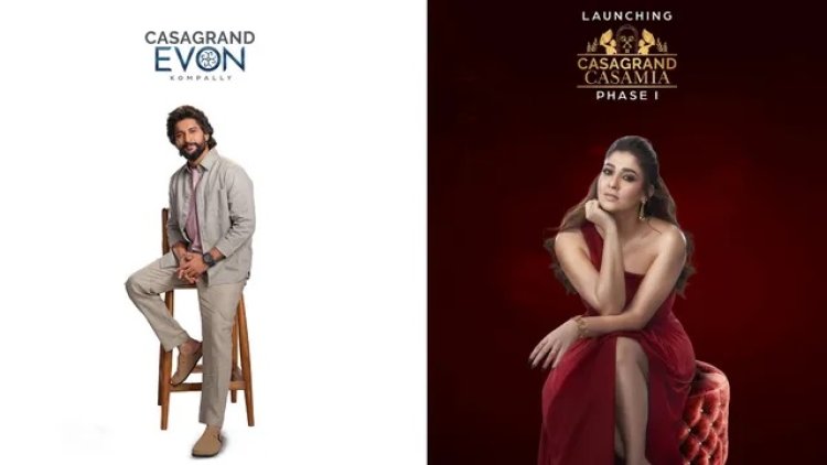 Casagrand Welcomes Nayanthara, Nani: A New Era in Luxurious Living
