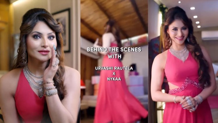 Urvashi Rautela Radiates Glamour in Nykaa’s 13th Anniversary Campaign