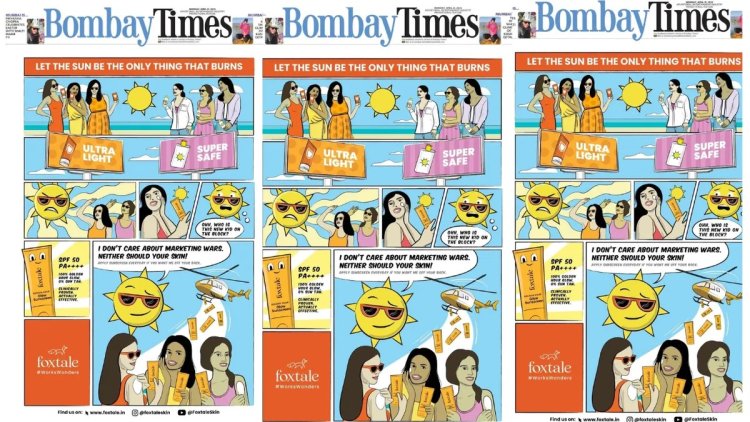 Foxtale’s Beachfront Banter: Sunscreen Wars Spark Front‑Page Print Comic