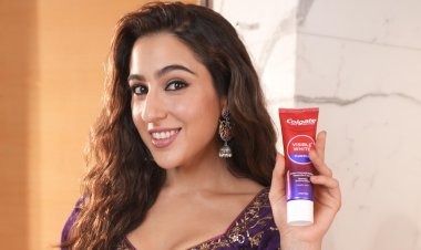 Sara Ali Khan Shines with Colgate Visible White Purple Campaign