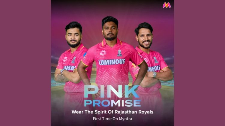 Rajasthan Royals and Myntra Forge Pink Partnership for Active Fans