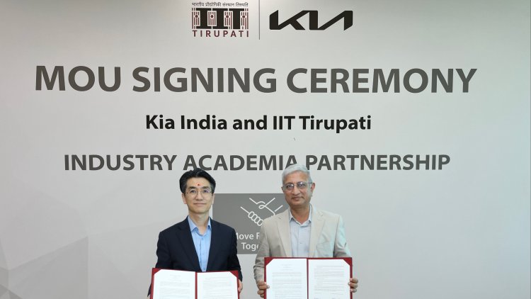 Kia India and IIT-Tirupati’s ₹35 Crore MoU Fuels Mobility Innovation