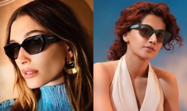 Hailey Bieber, Taapsee Pannu Shine in Vogue Eyewear Campaigns