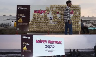 Hershey’s Chocolate Billboard Sweetens Zepto’s 4th Birthday