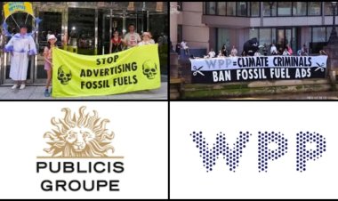 Activists Slam WPP, Publicis as “Climate Criminals” in Protests