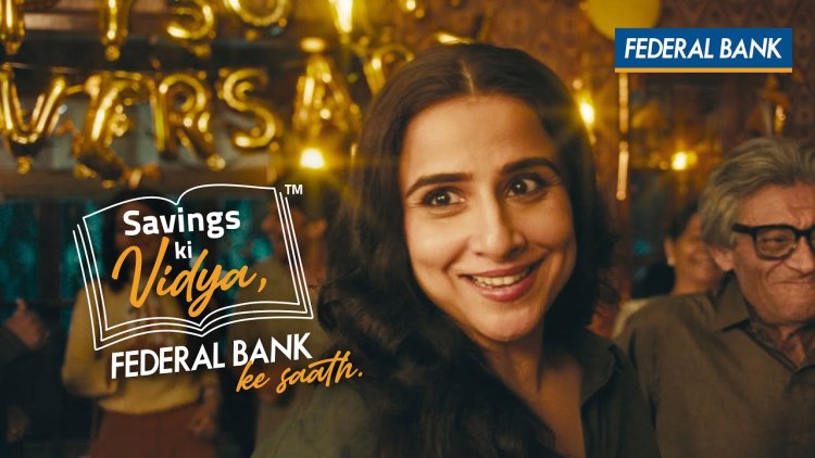 Vidya Balan Makes Saving Stylish in Federal Bank Ad