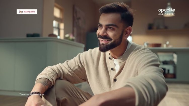 Virat Kohli, Asian Paints Champion Lotus-Inspired Clean Walls