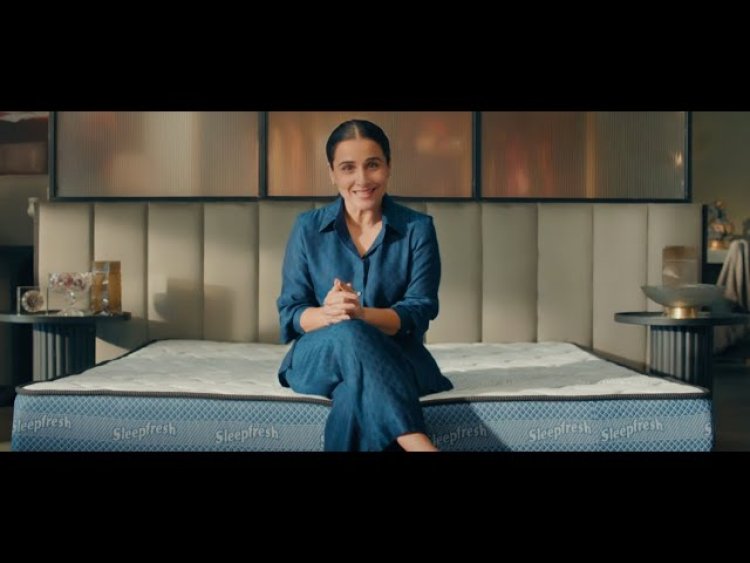 Vidya Balan Champions Quality Sleep in Sleepfresh Campaign