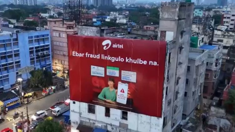 Airtel’s OOH Blitz Fights Online Fraud, Blocks Scam Links