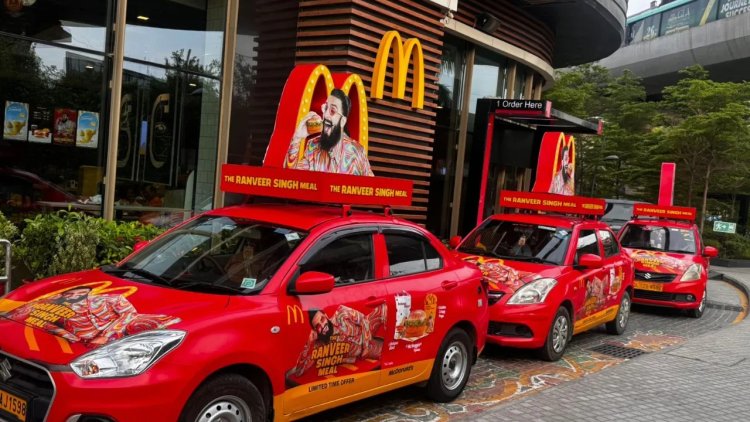 McDonald’s Rolls Out Ranveer Singh Meal on City Cabs