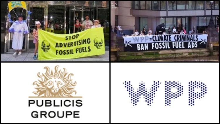 Activists Slam WPP, Publicis as “Climate Criminals” in Protests