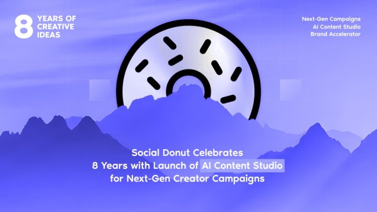 Social Donut Marks 8 Years with AI Content Studio Launch