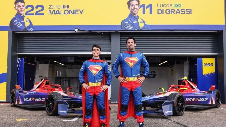 Superman Hits Formula E: Lola Cars & Warner Bros. Unite