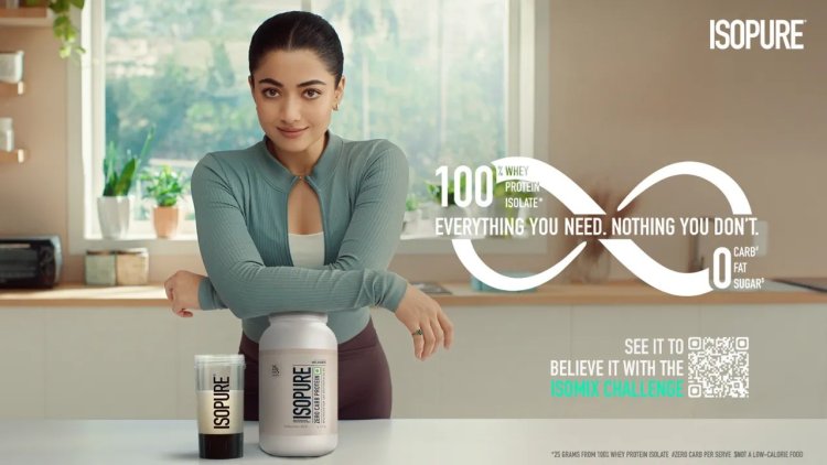 Rashmika Mandanna Joins ISOPURE as Brand Ambassador