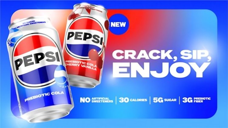 PepsiCo Launches First-Ever Prebiotic Cola in Fresh Innovation