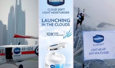 Vaseline Launches Cloud Soft Moisturiser with Skydive Dubai Campaign