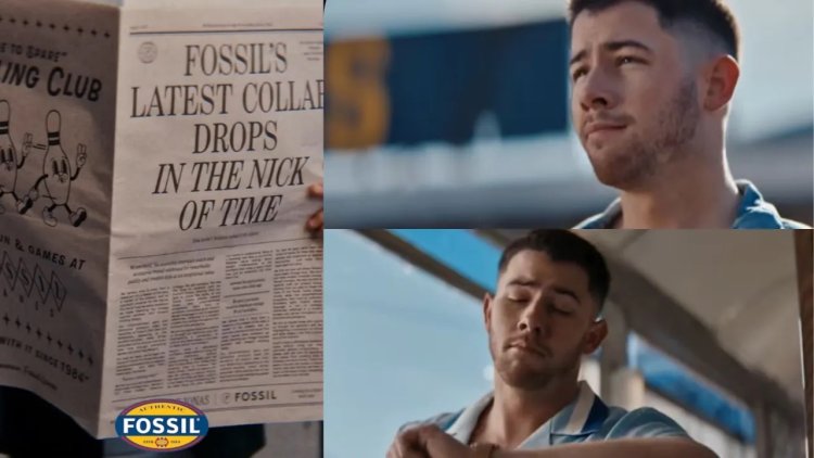 Nick Jonas Launches Fossil’s Machine Luxe Collection