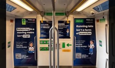 Tata AIA Goes Tunnel Witty: Metro Gets Health Buddy Makeover