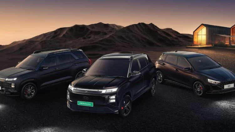 Hyundai’s Knight Range Expands: Creta Electric, i20, and Alcazar Go Bold in Black