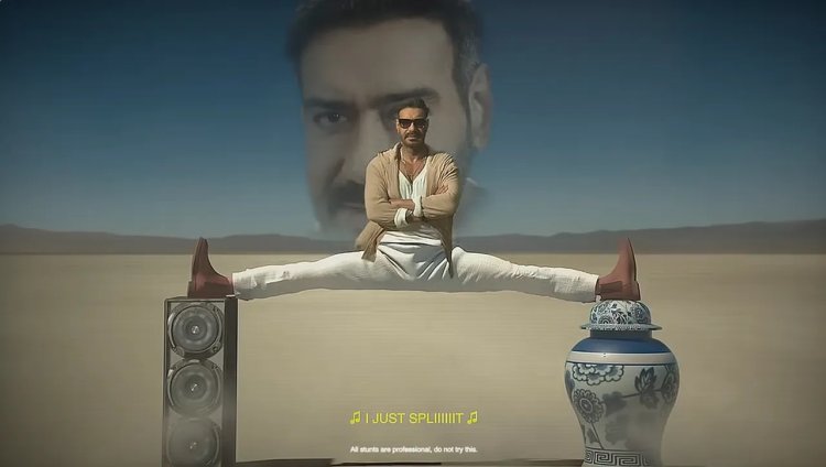 Ajay Devgn Recreates Iconic Split for Instamart Sale