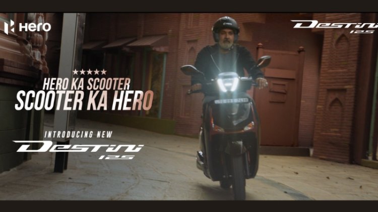 Hero MotoCorp Launches Destini 125 with Rajamouli's Cinematic Touch