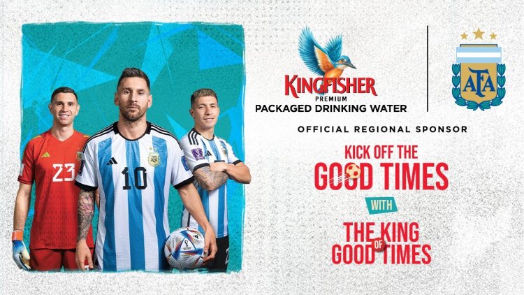 Kingfisher Water Electrifies Fans with Acapella Jam Featuring Argentina’s Football Legends