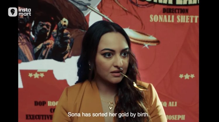Instamart brings back 'Sona' with Sonakshi Sinha for Diwali.