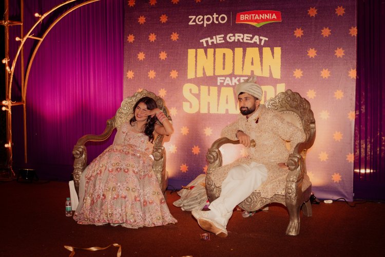 Zepto along with Britannia kick off the wedding season with The Great Indian  Fake Shaadi