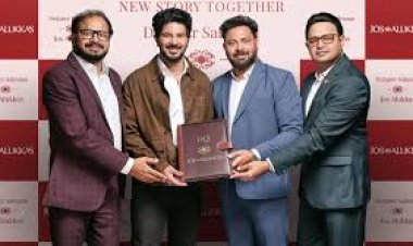 Jos Alukkas Welcomes Dulquer Salmaan to Spark Modern Jewellery Stories