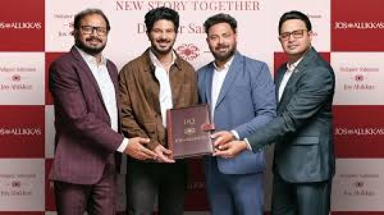 Jos Alukkas Welcomes Dulquer Salmaan to Spark Modern Jewellery Stories