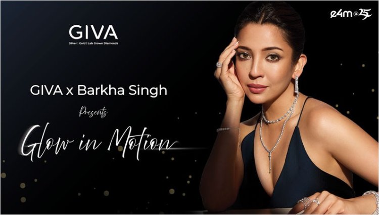 Giva Unveils Glow In Motion Jewellery With Barkha Singh