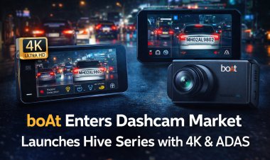 boAt Enters Dashcam Category with Hive Series Featuring 4K, ADAS and Sony STARVIS