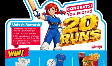 Wendy’s India Teams With Coca-Cola To Turn Burger Orders Into T20 Rewards