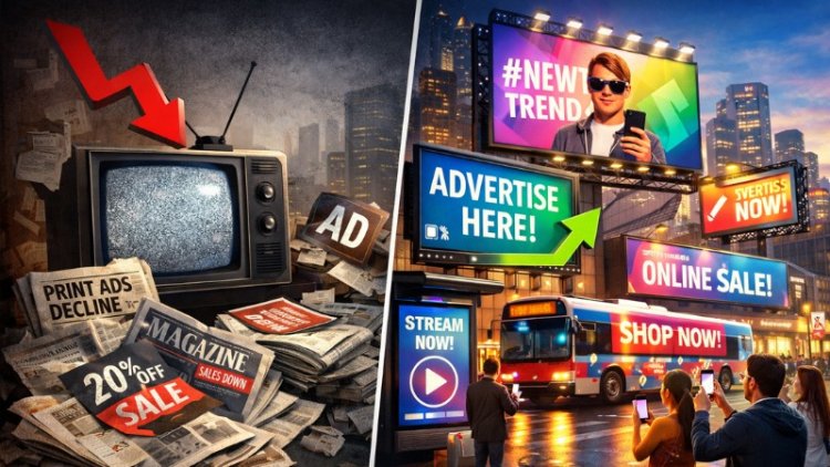 59% Digital Share Signals Media Reset as OOH Stays Resilient While TV and Print Lose Ground