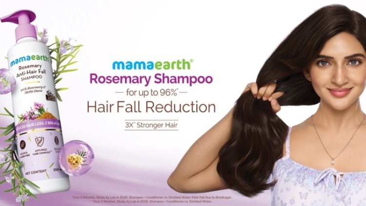 Mamaearth Appoints Sreeleela as Brand Ambassador for Rosemary Anti-Hair Fall Shampoo